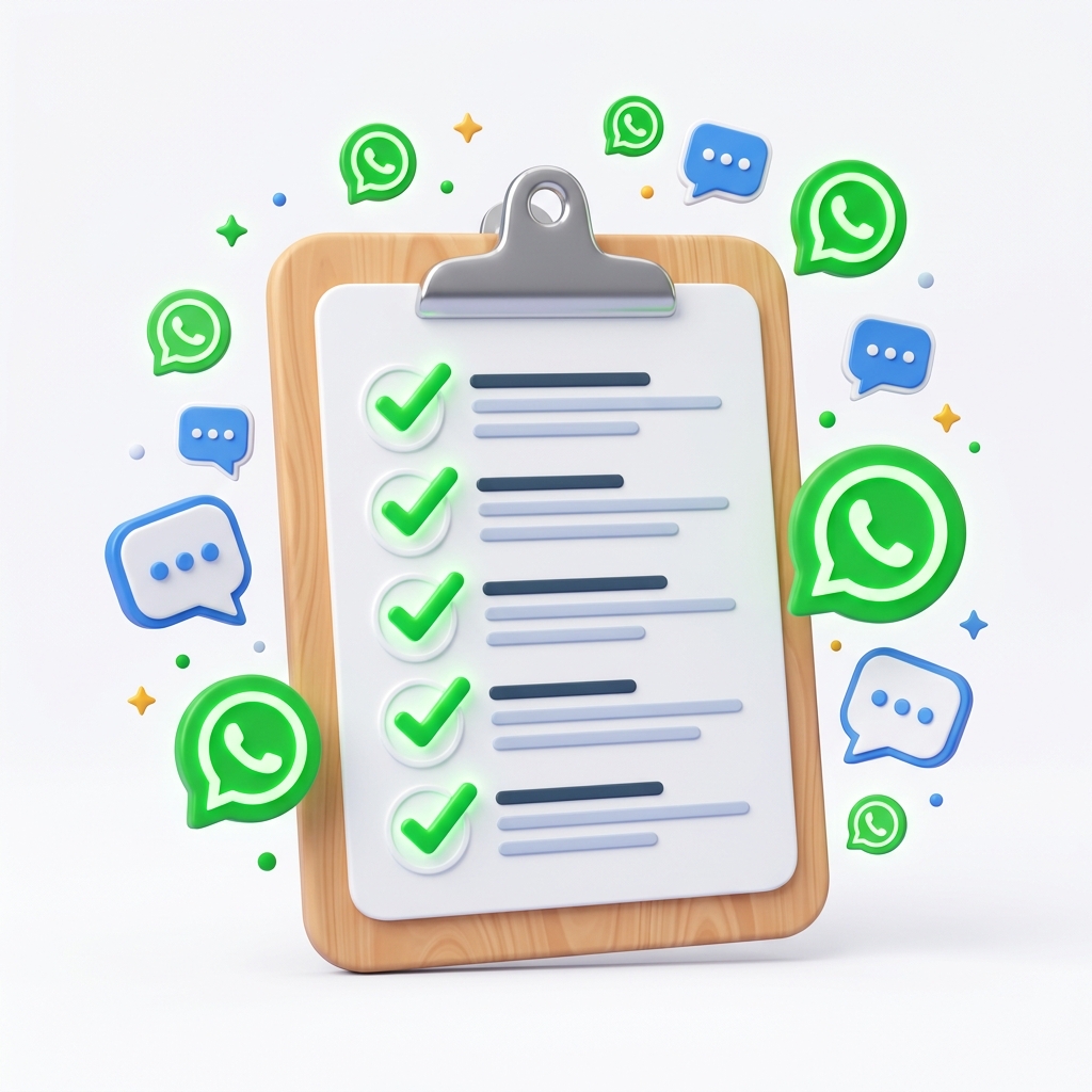 Checklist Infographic: 5-step checklist to optimize a website for WhatsApp lead generation